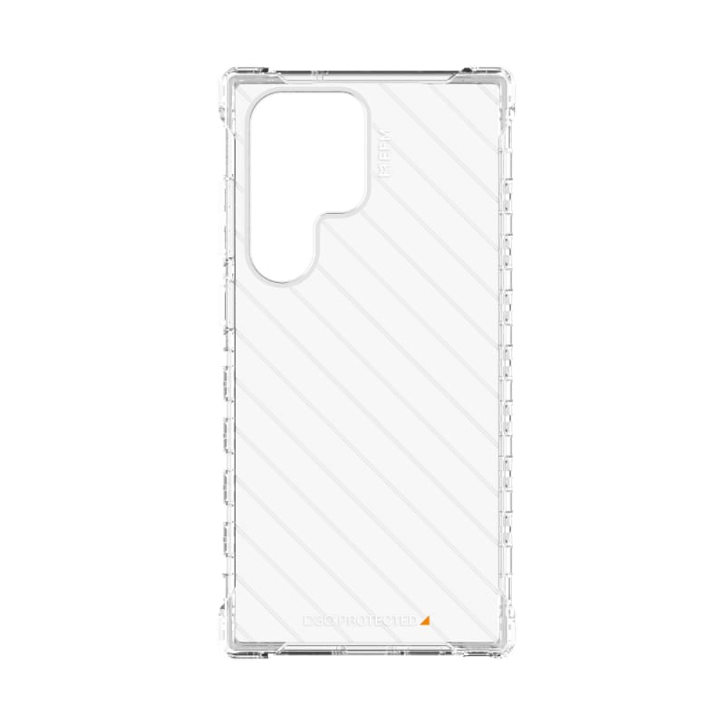 EFM Dakar Case Armour with D3O Crystalex for Samsung Galaxy S23 Ultra - Crystal Clear