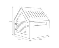 Modern Pet House Dog Crate (White)