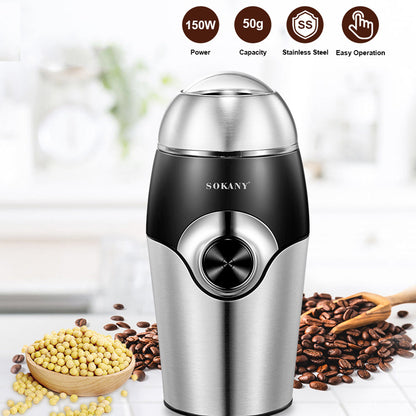 Sokany Electric Coffee Grinder Stainless Steel Blades