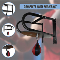 Speedball with Wall Frame – Boxing Punching Bag Training Set for Home Gym