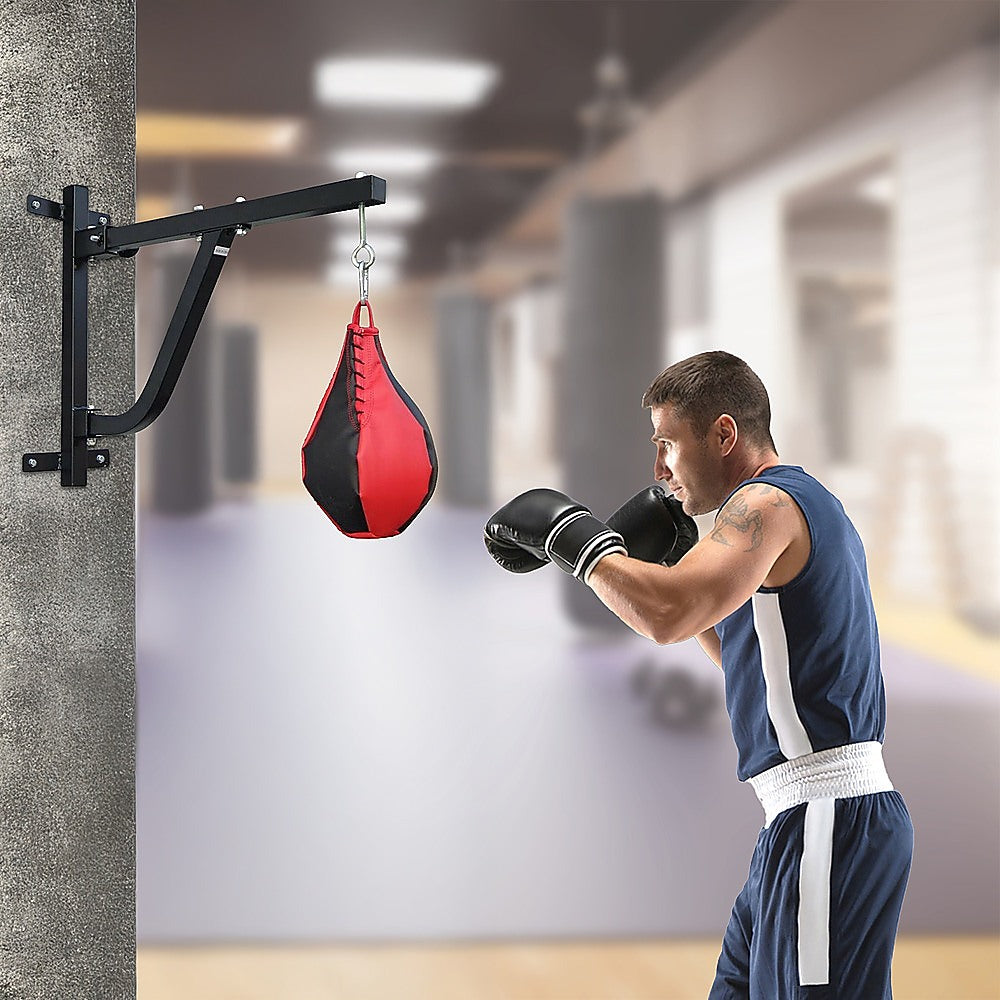 Boxing Punching Bag Wall Pivot Rack – Swivel Mount for Home Gym