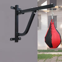 Boxing Punching Bag Wall Pivot Rack – Swivel Mount for Home Gym