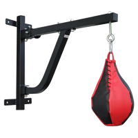 Boxing Punching Bag Wall Pivot Rack – Swivel Mount for Home Gym