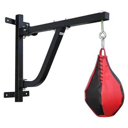 Boxing Punching Bag Wall Pivot Rack – Swivel Mount for Home Gym