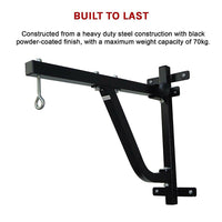 Boxing Punching Bag Wall Pivot Rack – Swivel Mount for Home Gym