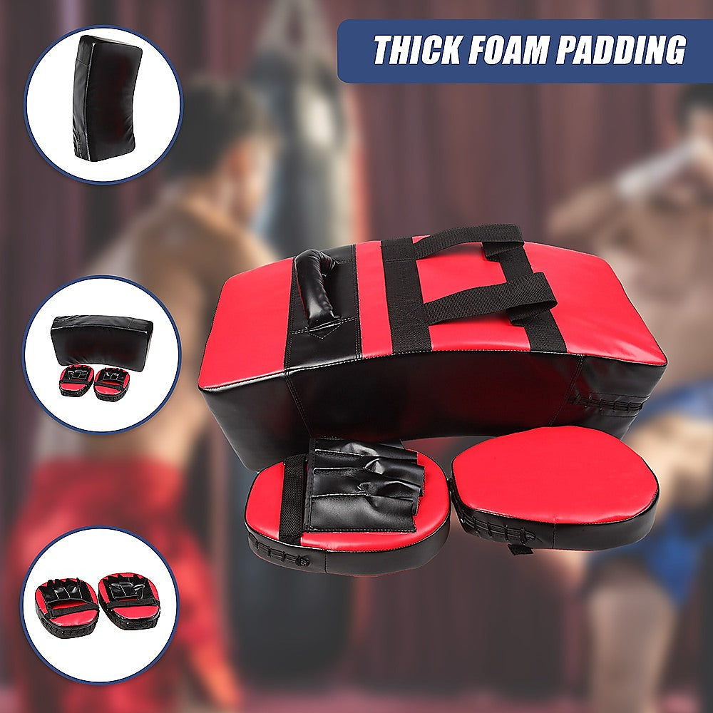 Kickboxing Shield & Punching Pad Combo – Sparring Training Strike Set
