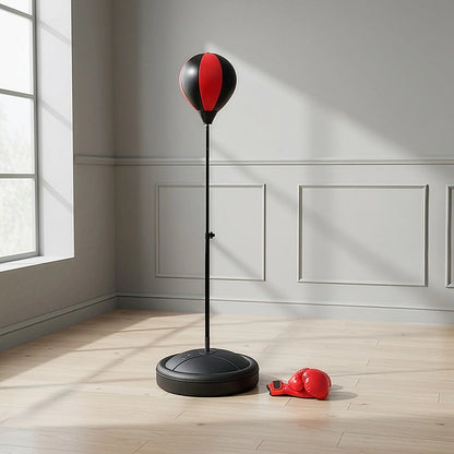 Kids Boxing Punching Bag Set – Children’s Training Gloves & Fitness Stand