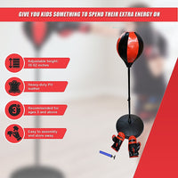 Kids Boxing Punching Bag Set – Children’s Training Gloves & Fitness Stand