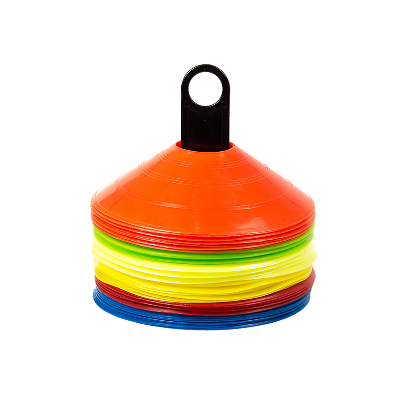 60 Pack Sports Training Discs Markers Cones Soccer AFL Exercise Personal Fitness