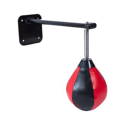 Wall Hanging Boxing Punching Bag Speed Training Stress Relief Kit with Wall Mount Bracket