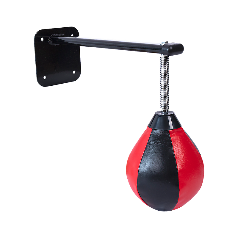Wall Hanging Boxing Punching Bag Speed Training Stress Relief Kit with Wall Mount Bracket
