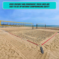 Professional Court Boundary Lines Beach Volleyball Beach Foot Volley Badminton
