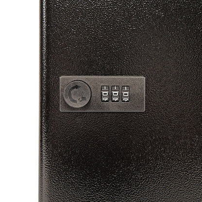 Key Cabinet Lock Box – 72 Key Capacity Wall Mount Secure Storage Organizer
