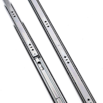 80cm Drawer Runners Pair – Heavy Duty 100kg Locking Slide Rails
