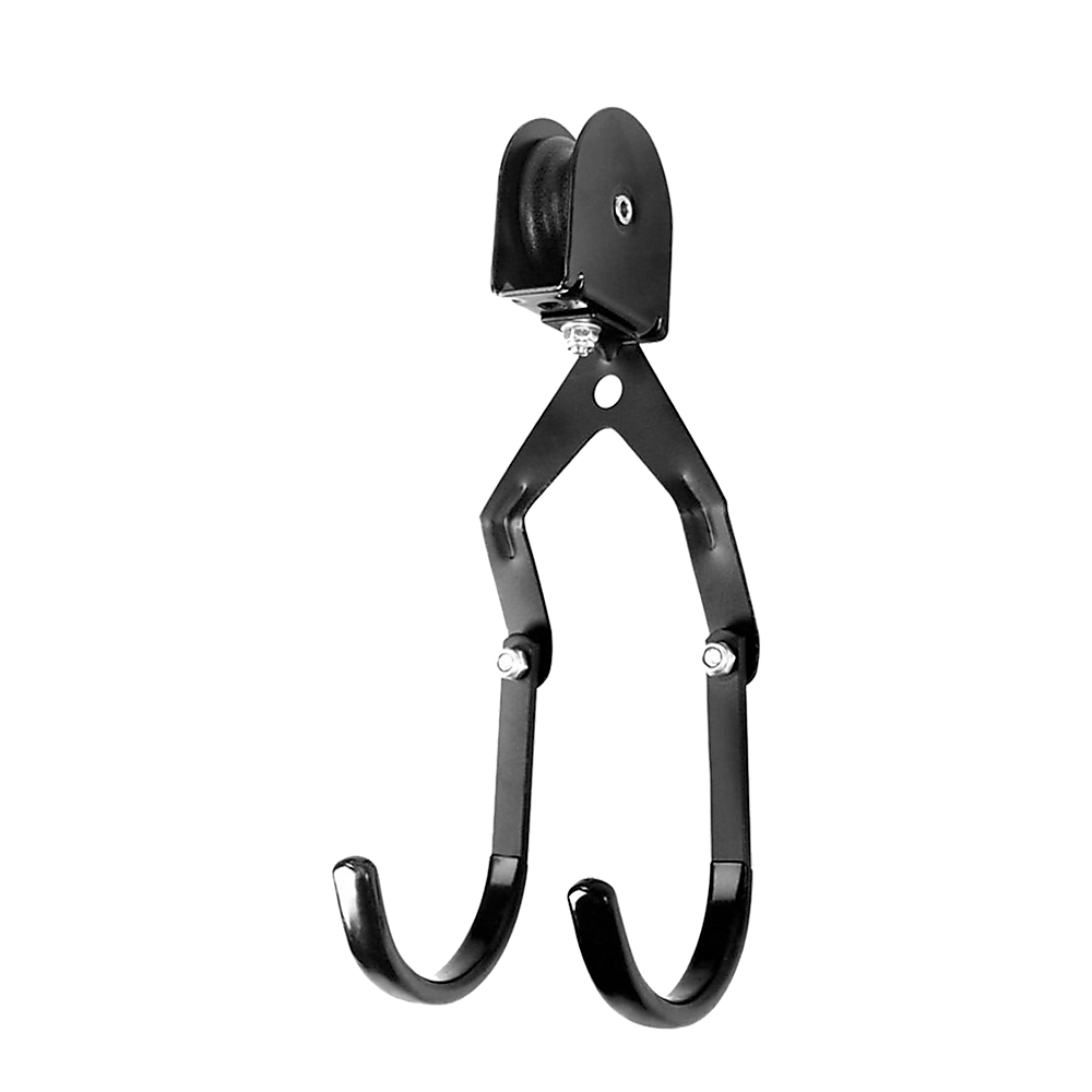 Heavy Duty Bike Hoist Pulley Lift – Garage Ceiling Bicycle Storage Rack w/ Lock