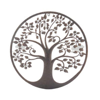 Laser  Cut Round Tree Of Life Wall Art 60cm