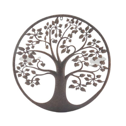 Laser  Cut Round Tree Of Life Wall Art 60cm