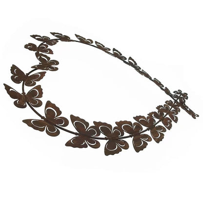Flutter Of Butterflies As Heart Wall Art 48cm