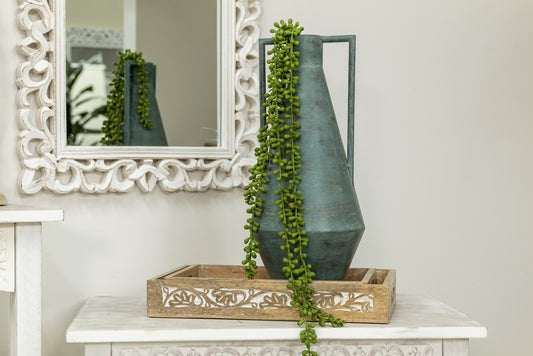 Faux Long String Of Pearls 74cm