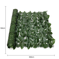 Artificial Ivy Leaf Roll 3m X 1m (Camellia Style Fake Ivy Roll)