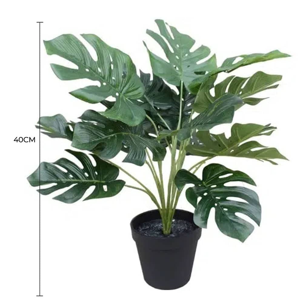Artificial Potted Split Philodendron (Monstera) 40cm
