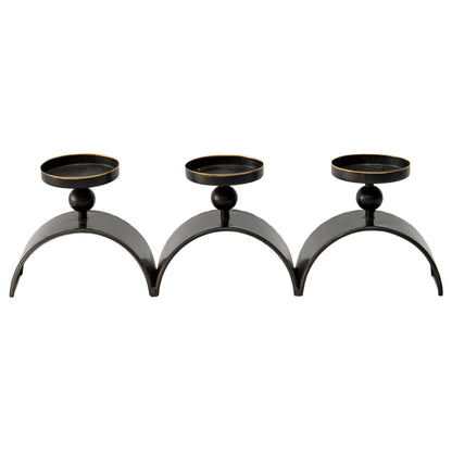Elementals Three Arch Pillar Candle Holder 48cm