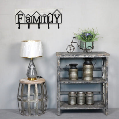 Family 5 Hook Wall Hanging 60cm