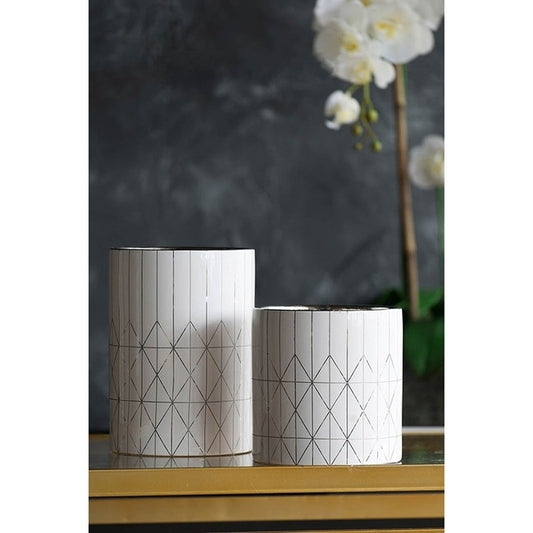 Geo Modern Planter 16cm