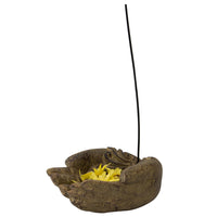 Handcrafted Mouded Sincerity Hands ( small incence stick holder) 18x13cm