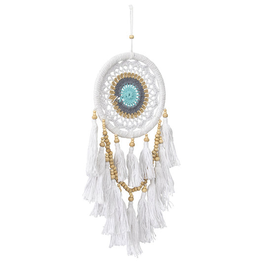 Handcrafted Boho Dream Catcher Layered Tassels & Beads 17x2cm