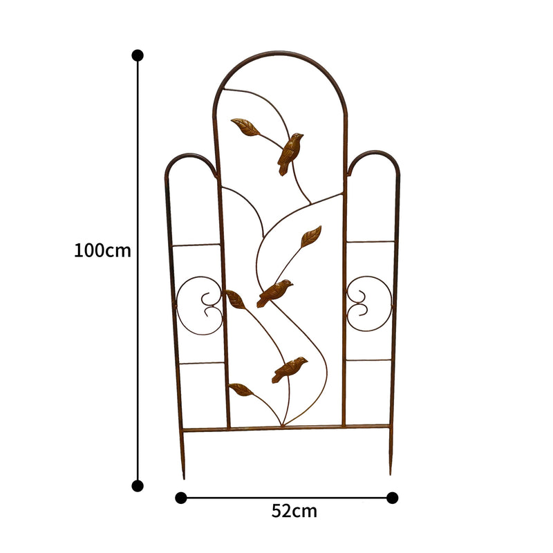 Birds Garden Stake / Climbing Plant Trellis 100cm