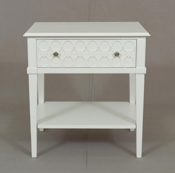 Kioloa Bedside Table w 1 Drawer 70cm
