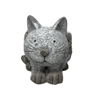 Kitten Planter W  Hole & Plug 29x21cm