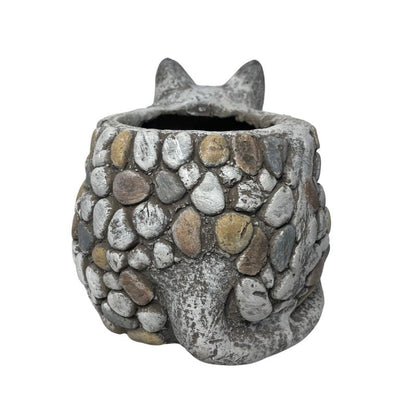 Kitten Planter W  Hole & Plug 29x21cm
