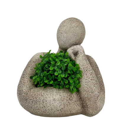 Arty Elegant Pose Planter w Hole + Plug 24cm