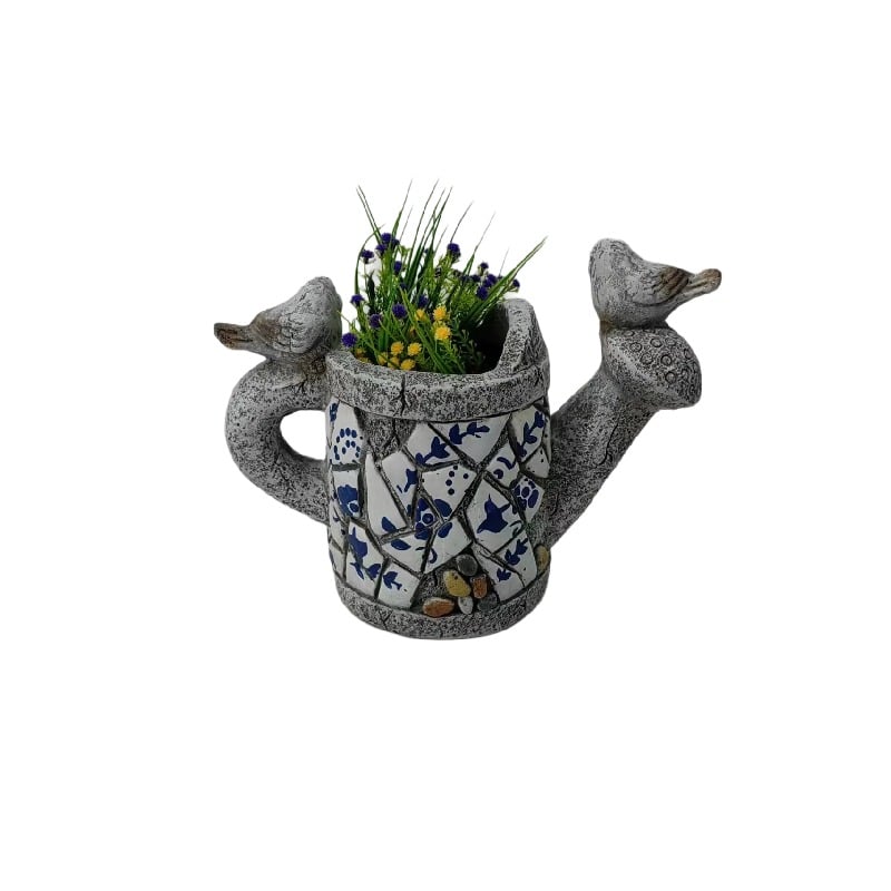 Watering Can / Birds Planter w Hole + Plug 34cm