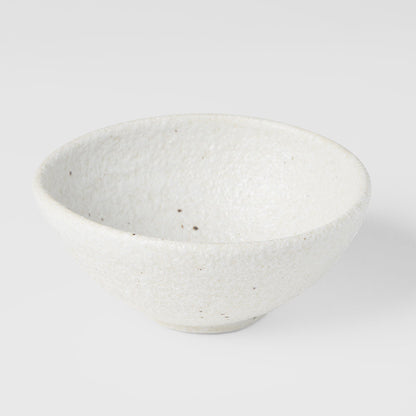 Egg Shaped Bowl 13cm Shell White Glaze