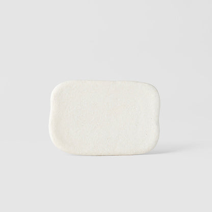 Plate Rectangular 16cm Shell White Glaze