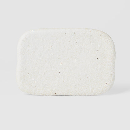 Plate Rectangular 16cm Shell White Glaze