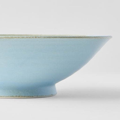 Ramen Bowl 24.5cm Soda Blue Glaze