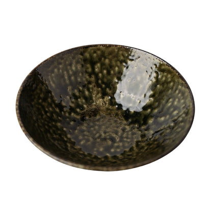 Bowl V Shaped 19cm Sage Glaze