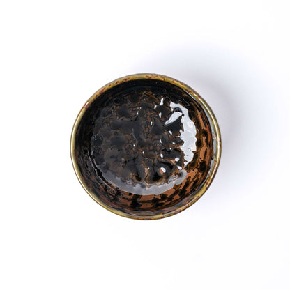 Bowl 11cm Moss Swirl Glaze