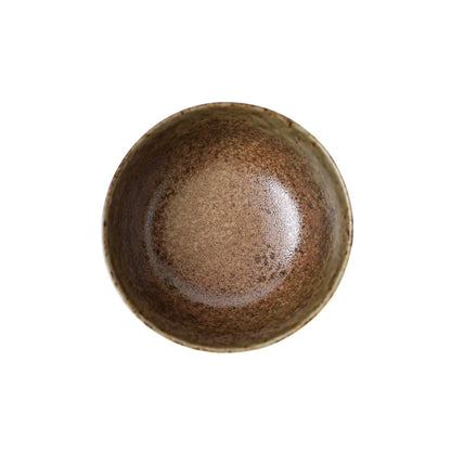 Udon Bowl Fluted 17cm Chestnut Glaze