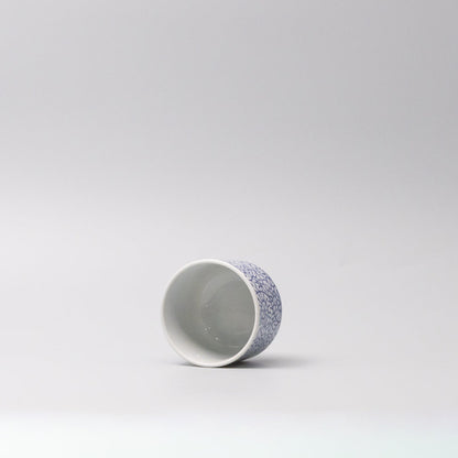 Cup Chawanmushi 170ml Blue Paisley Glaze