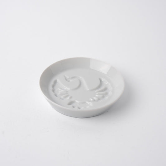 Sauce Dish Silhouette Crane