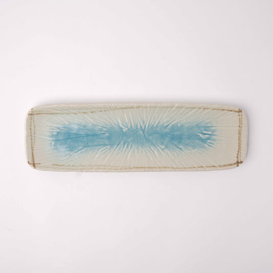 Sashimi Platter 35.2cm Okinawa Glaze