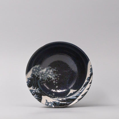 Rice Bowl 15cm Hokusai Great Wave Design