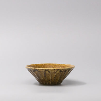 Bowl 12.6cm Shinogi Caramel Glaze