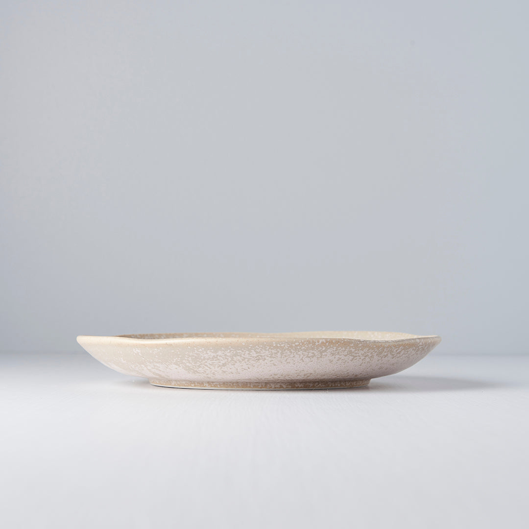 Dinner Plate 24cm White Fade Glaze