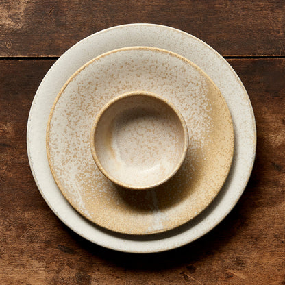 Bowl 11cm White Fade Glaze
